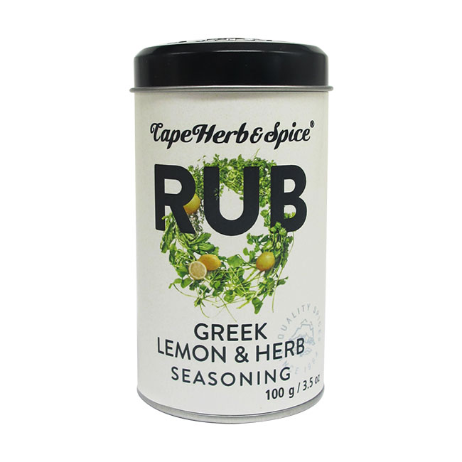 Cape Herb Rub Greek Lemon & Oregano 100g