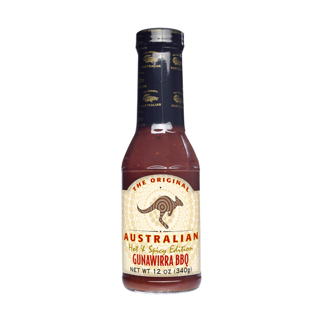 Australian Gunawirra Hot & Spicy BBQ Sauce 355ml